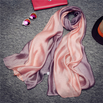 Cotton and Silk Pashmina-style Travel Scarf