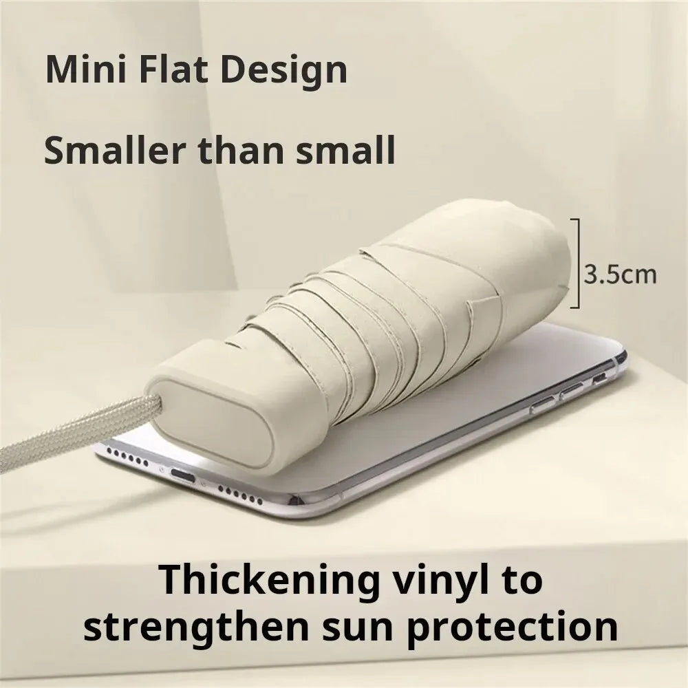 Mini Pocket Sun Capsule Umbrella