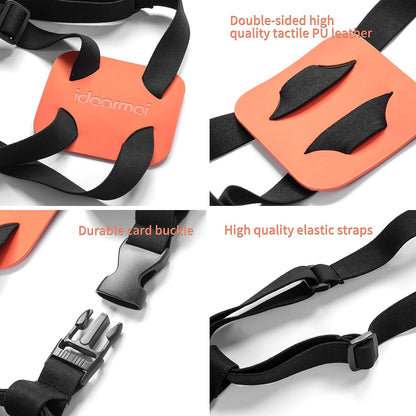 Luggage Straps ， Luggage Add a Bag Strap，Travel Must Haves High Elastic Suitcase Adjustable Belt Bag Bungees with Buckles (Orange)